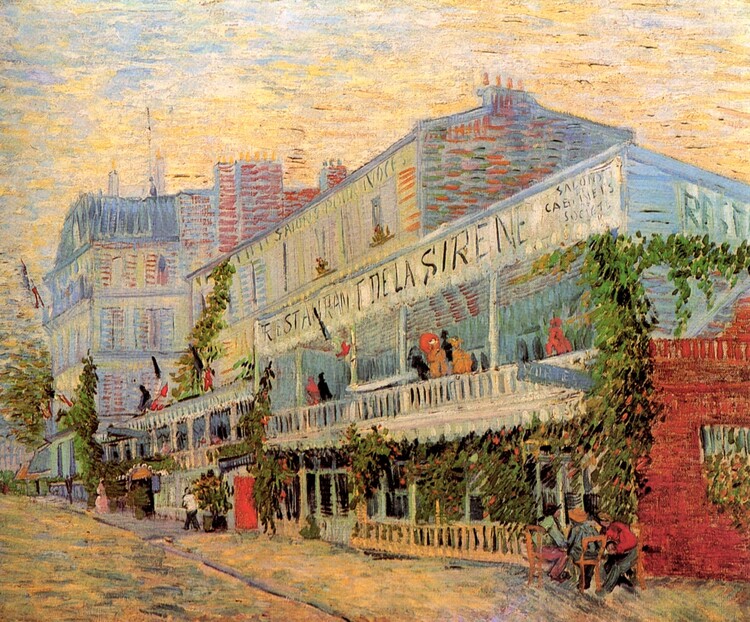 Poster Restaurant de la Sirene at Asnieres, 1887