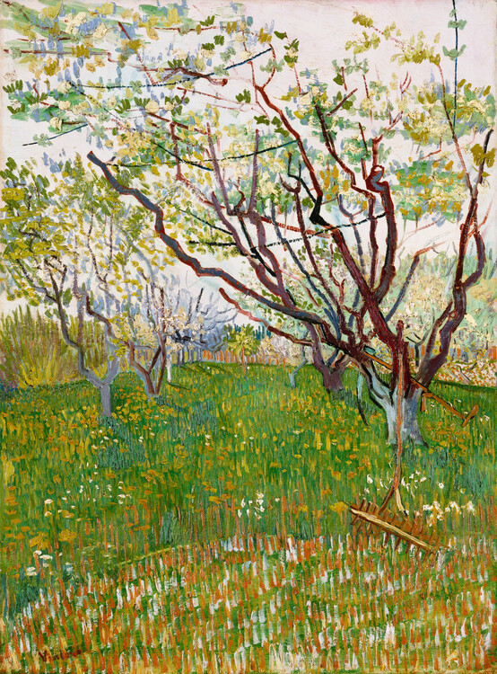 Canvas Print The Flowering Orchard (1888)