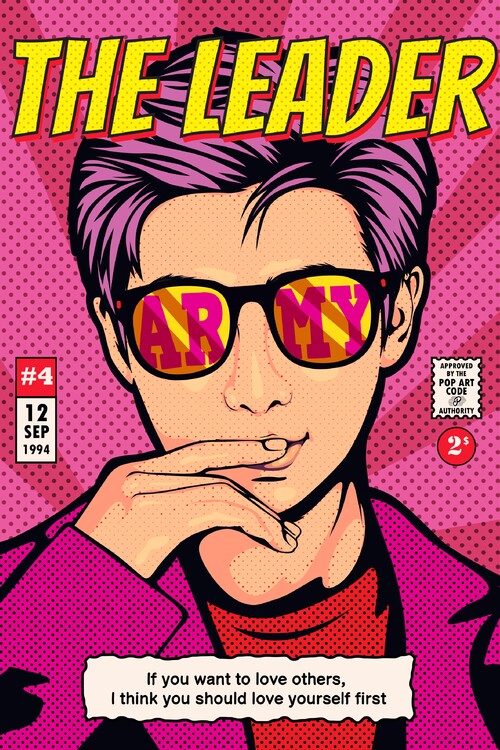 Poster The Leader Pop Art