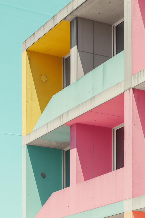 Poster Malou Studio - Colourful Architecture 04