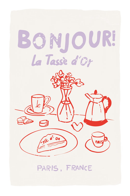 Poster Malou Studio - Bonjour Breakfast