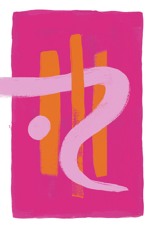 Poster Malou Studio - Athina - Pink