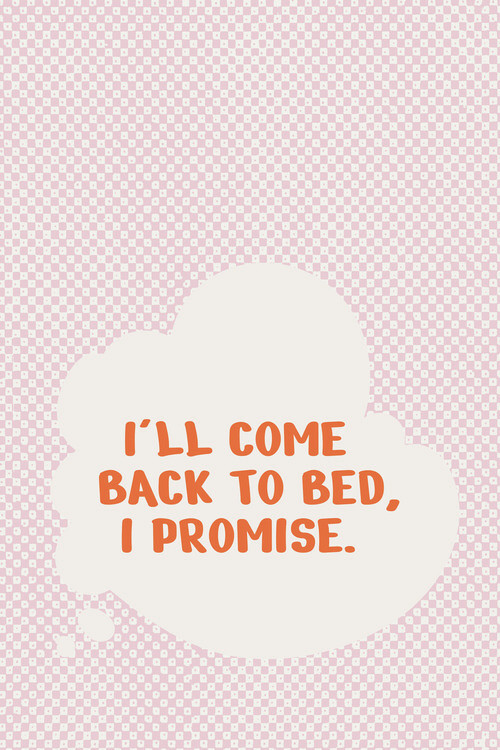 Poster Malou Studio - I'll come back to bed