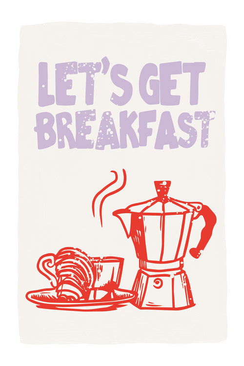 Poster Malou Studio - Let's get Breakfast