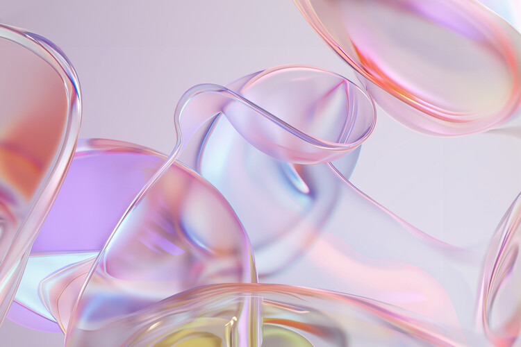 Poster Malou Studio - Lilac Glass Balls