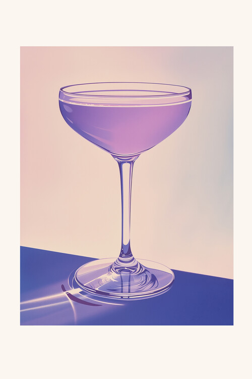 Poster Malou Studio - Purple Cosmopolitan