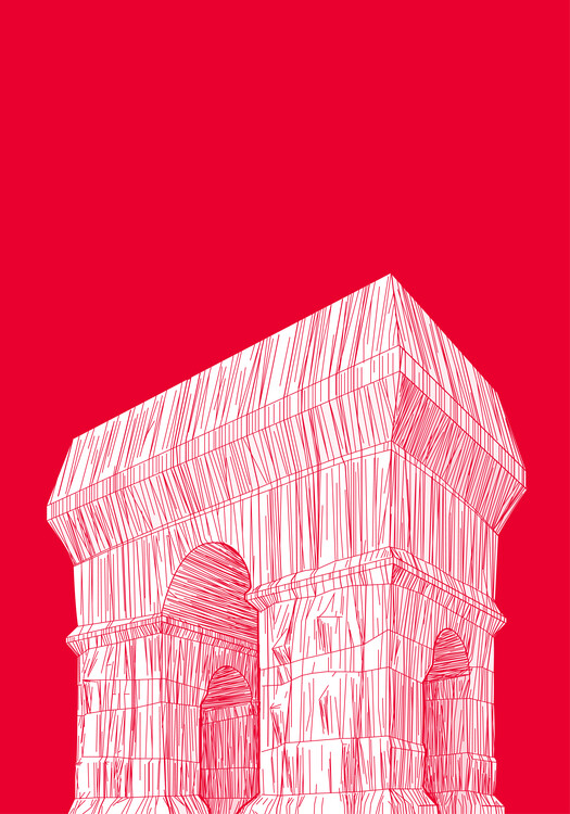 Levně Plakát, Obraz - De triomphe wrapped, zaglono, 26.7 × 40 cm