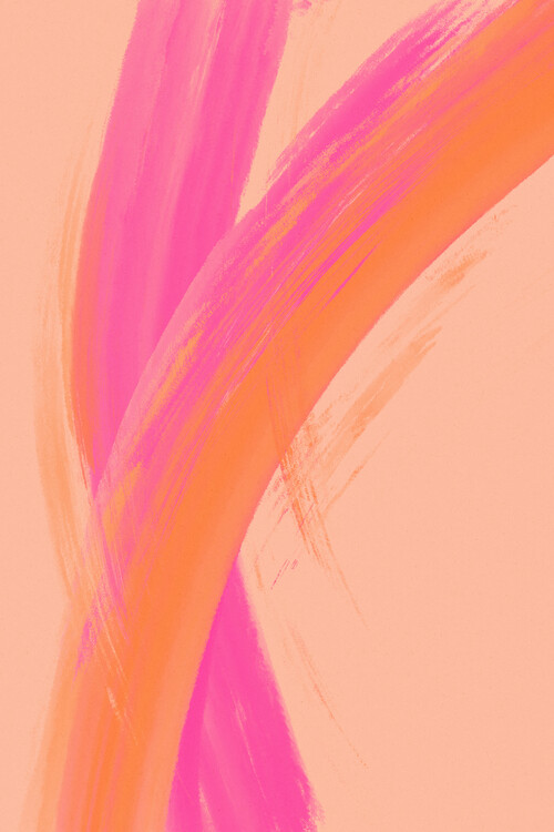 Levně Plakát, Obraz - Color strokes, Treechild, 26.7 × 40 cm