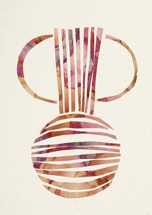 Canvas Print Retro Vase