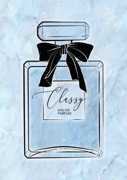 Плакат Classy Perfume Blue