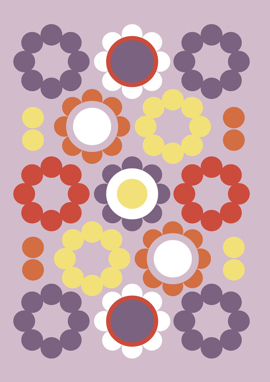 Poster Abstract Flowers