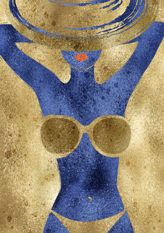 Poster Blue Golden Hour Girl