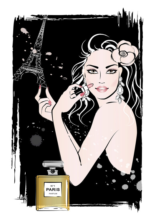 Плакат Paris Girl