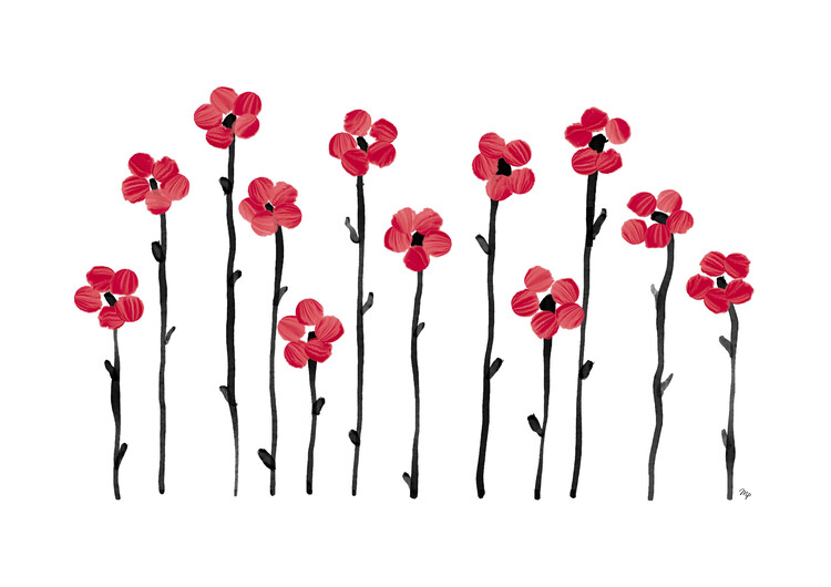 Poster Red Poppies