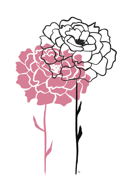 Плакат Pink Peonies