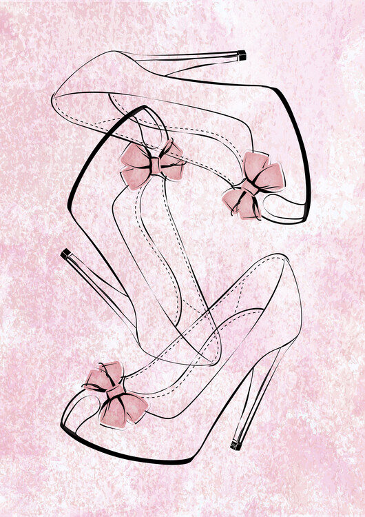 Плакат Pink Heels