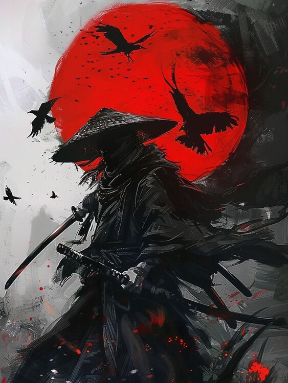 Плакат Warrior Japan