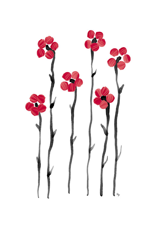 Poster Red Poppies