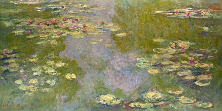 Canvas Print Water Lilies (1919)