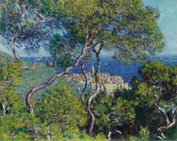 Canvas Print Bordighera (1884)