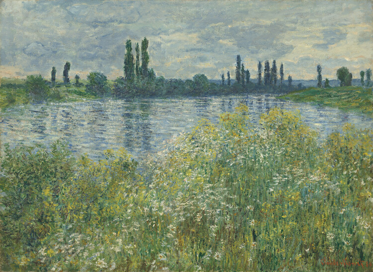 Levně Plakát, Obraz - Banks of the Seine, Vétheuil (1880), Claude Monet, 40 × 30 cm