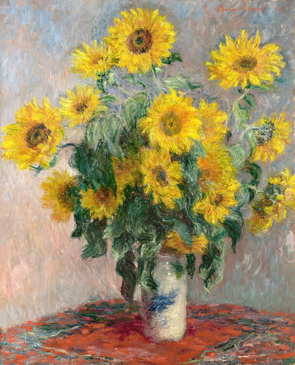 Sticker Bouquet of Sunflowers (1881)