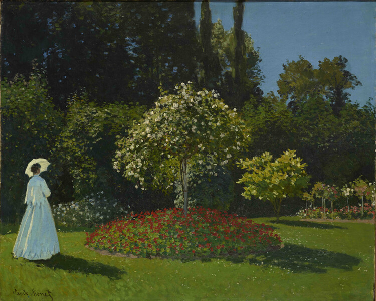 Plakat Jeanne Marie Lecadre in the Garden (1866)