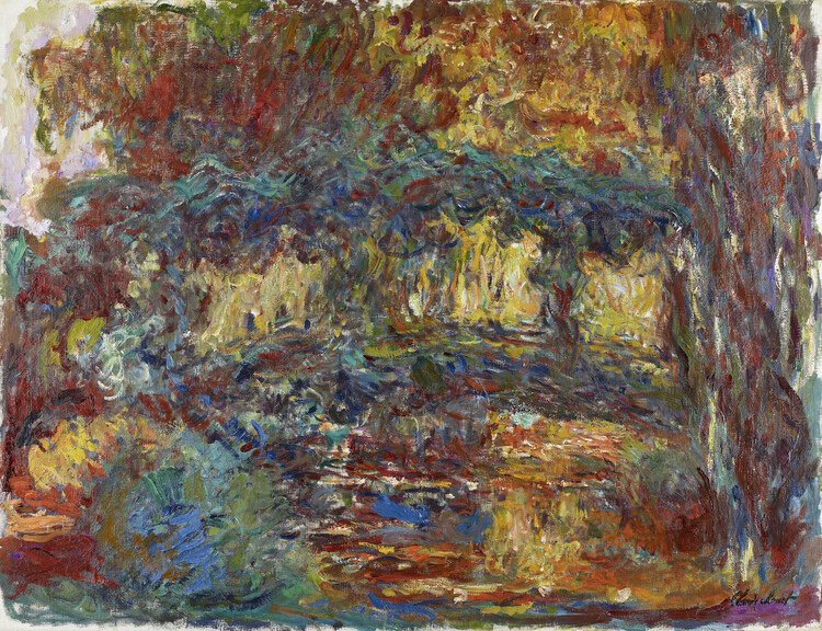 Levně Plakát, Obraz - The Japanese Bridge (1918-24), Claude Monet, 40 × 30 cm