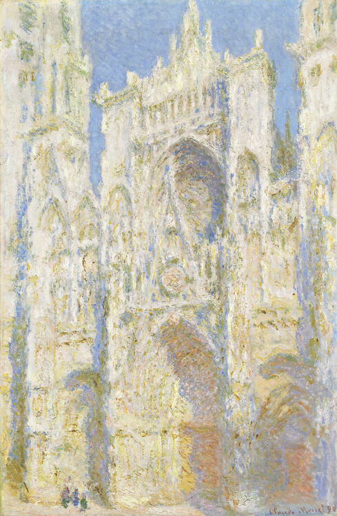 Poster Rouen Cathedral, West Facade, Sunlight (1894)