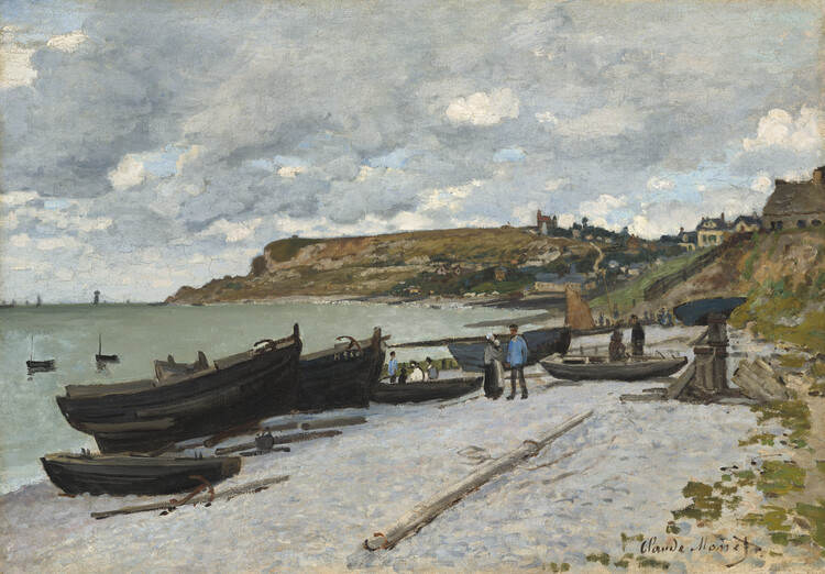 Levně Plakát, Obraz - Sainte-Adresse (1867), Claude Monet, 40 × 26.7 cm