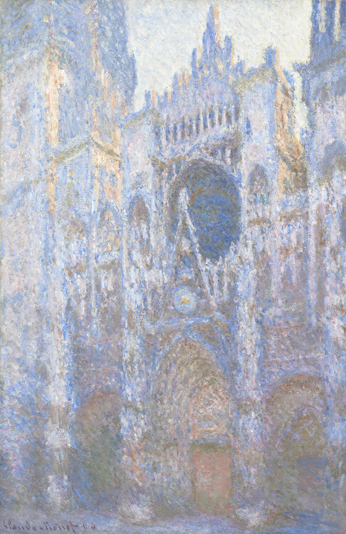Poster Rouen Cathedral, West facade (1894)