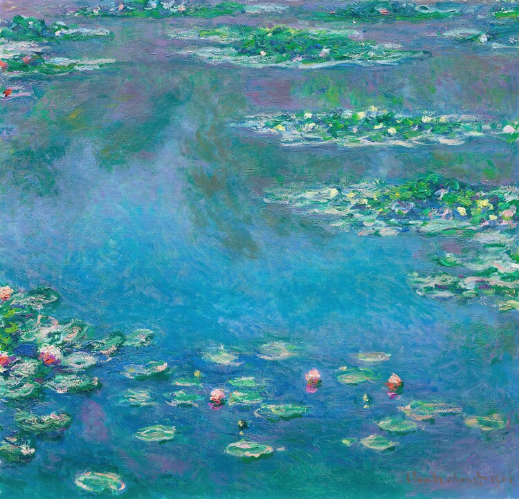 Canvas Print Water Lilies (1840–1926)