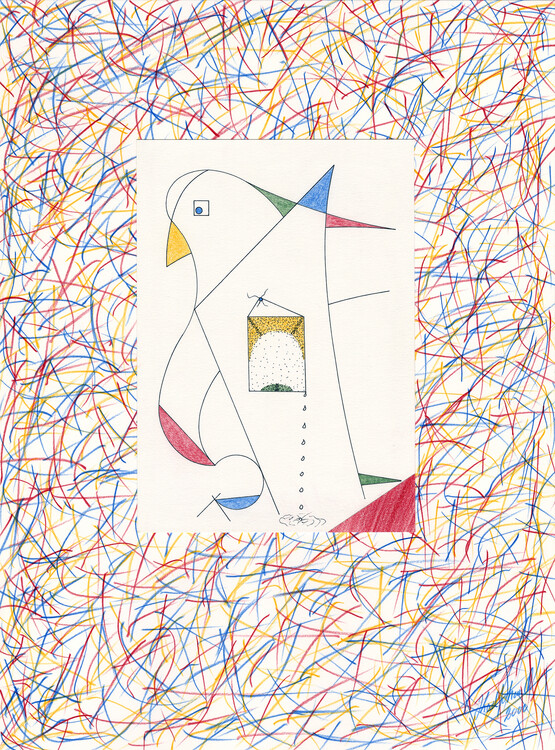 Плакат Sad bird
