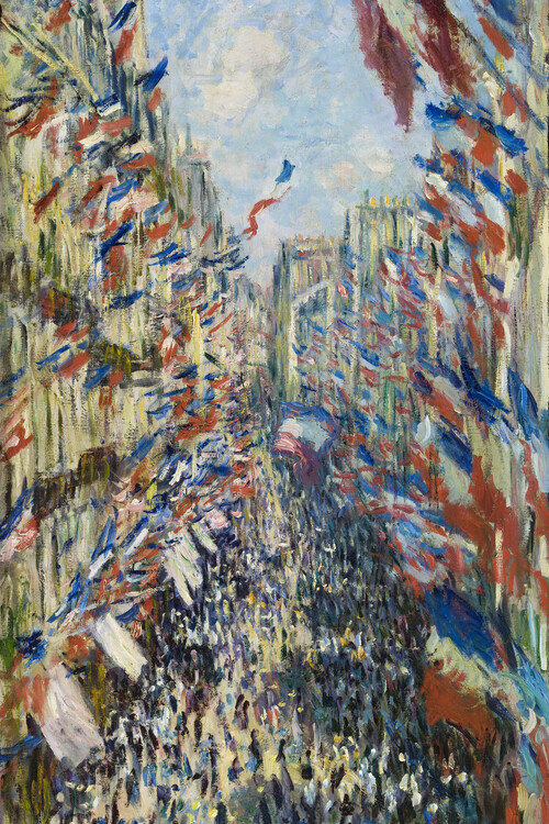 Canvas Print The Rue Saint-Denis, Celebration of June 30, 1878