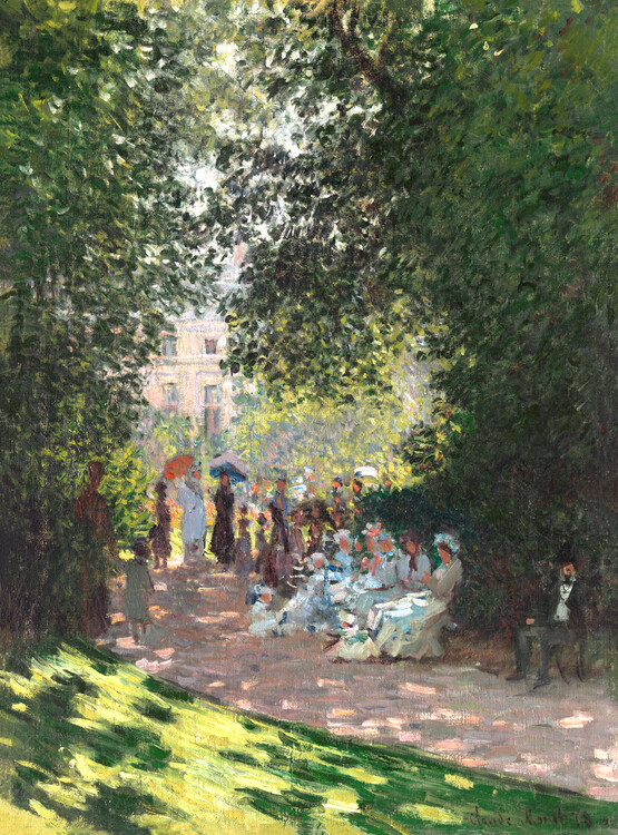 Canvas Print The Parc Monceau (1878)