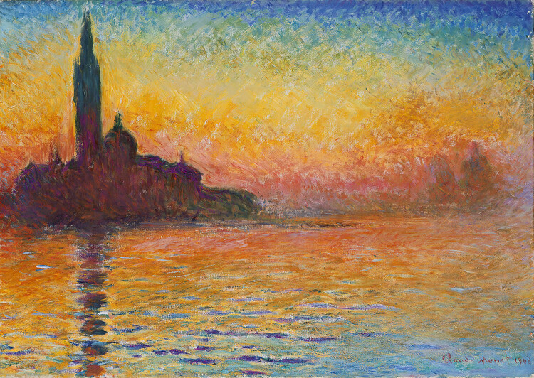 Canvas Print San Giorgio Maggiore at Dusk