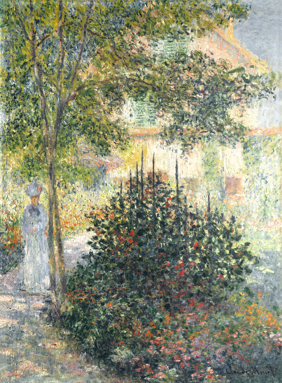 Canvas Print Camille Monet in the Garden at Argenteuil (1847–1879)