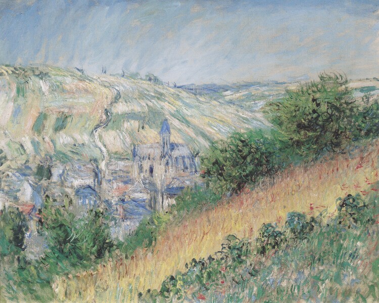 Canvas Print View of Vétheuil (1881)