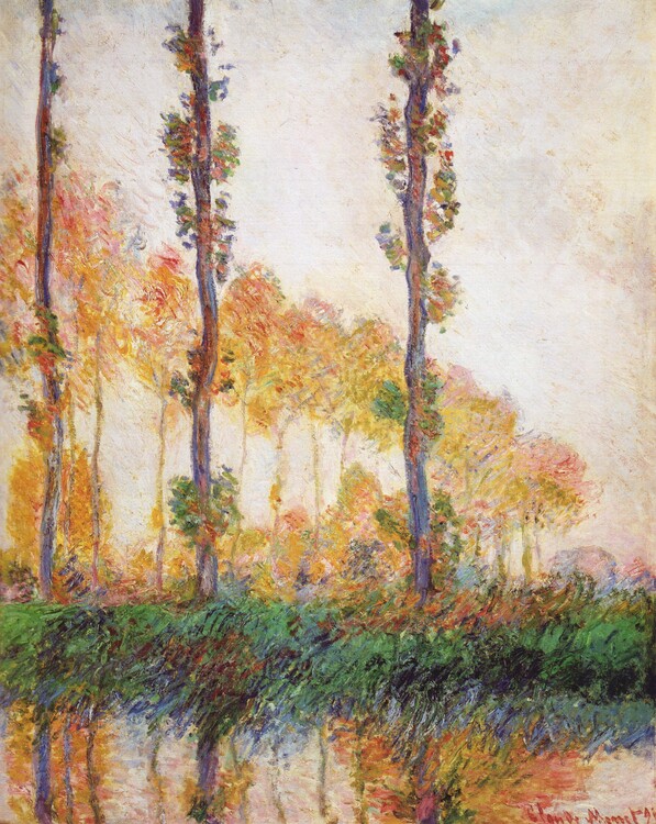 Poster Poplars (Autumn) II