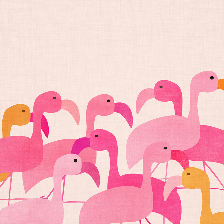 Poster Flamingos