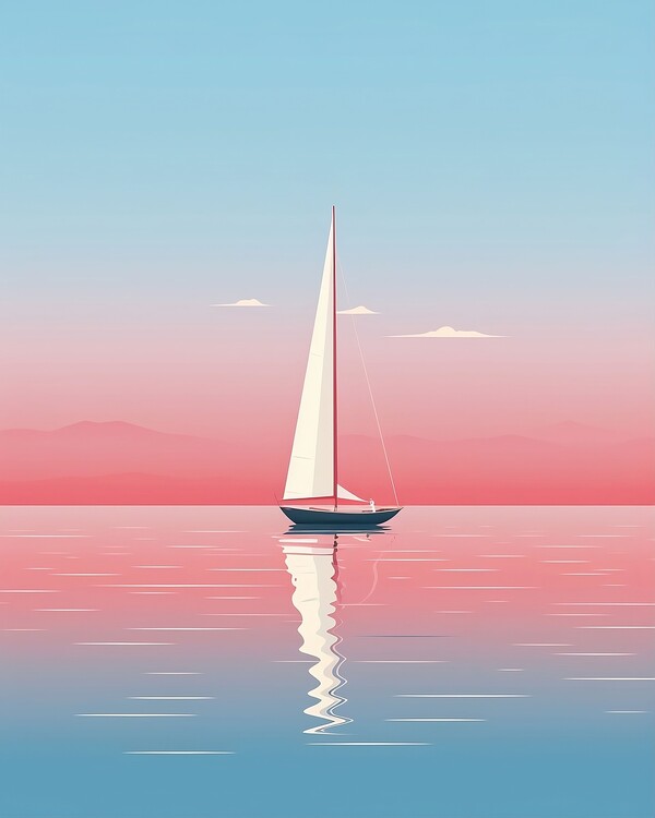 Poster Sailing In Peace