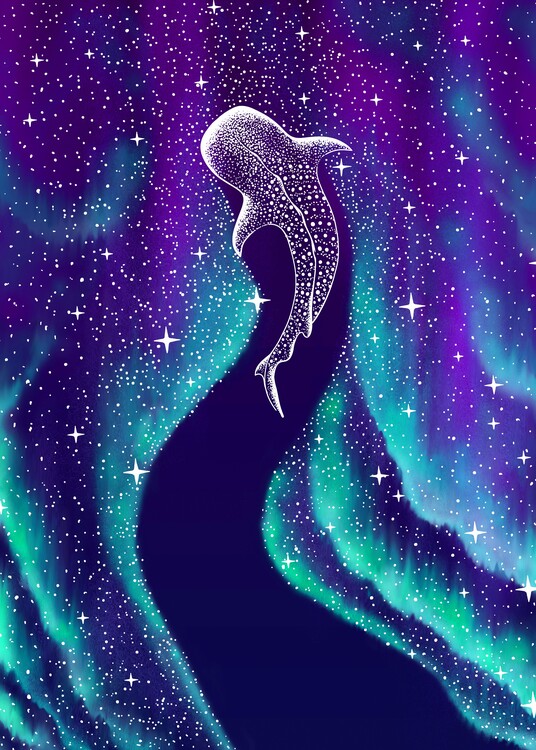 Плакат Star Eater In Northern Lights