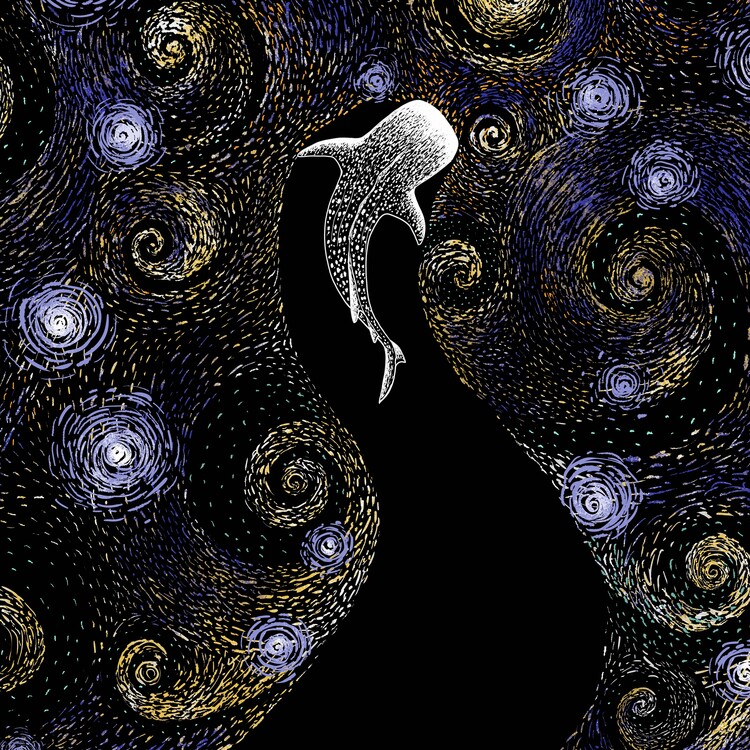 Poster Star Eater In Van Gogh Style