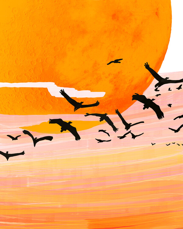 Wall Mural Time Flies