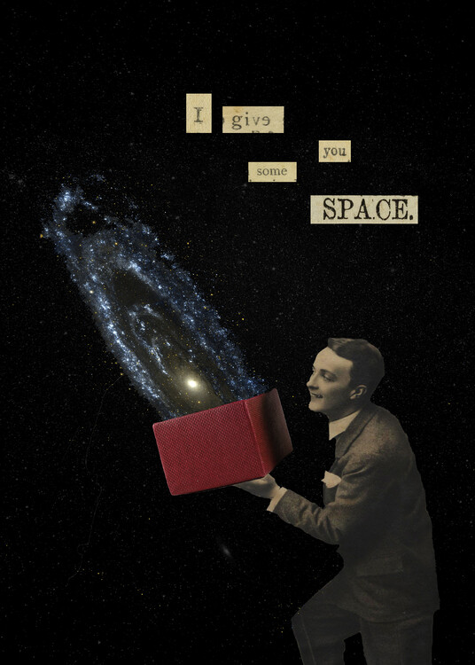 Poster Give some space