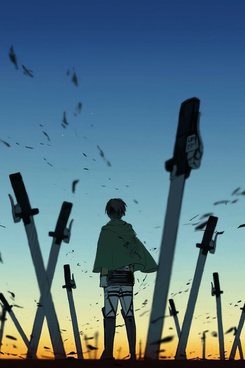 Poster levi attack on titan