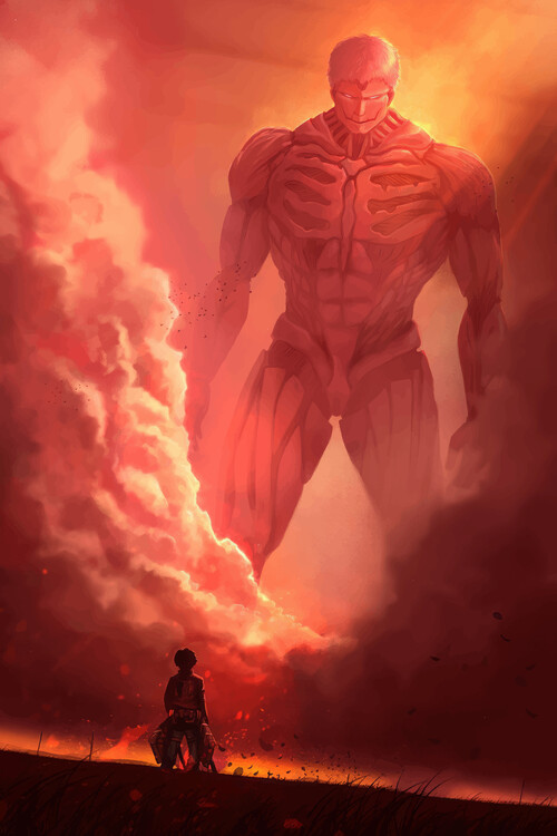 Poster levi war_attack on titan