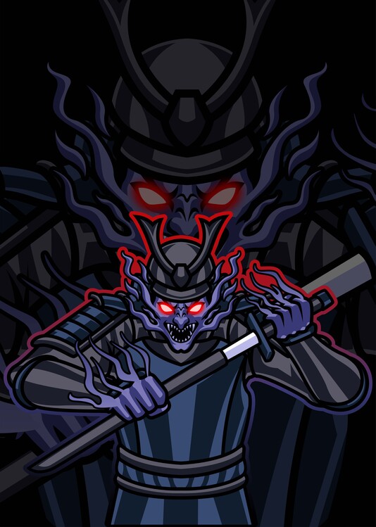 Poster Samurai Ghost Artwork