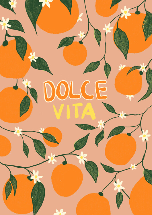 Poster Dolce Vita a Oranges