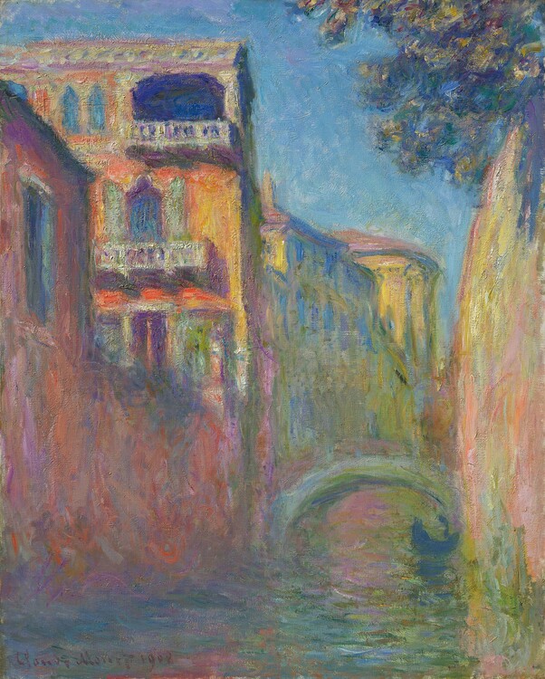 Bilde på lerret The Rio della Salute (1908)